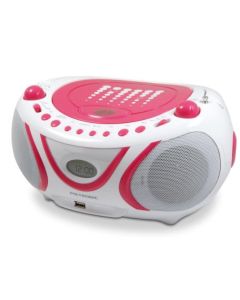 Metronic 477109 sistema estéreo portátil Analógica 2 W Rosa