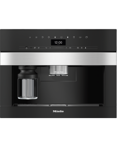 CVA 7440 Acero Inox Miele Máquina de café empotrable 45 cm, Acero inox,  DirectSensor, AromaticSyste