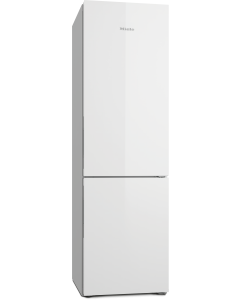 KFN 4898 AD Blanco Brillante Miele Combi de libre instalación, 201 cm de alto, cristal blanco brillo