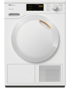 TCC560WP EcoSpeed&8kg Miele Secadora, bomba de calor, ChromeEdition , 8 kg, panel Direct Sensor, A++