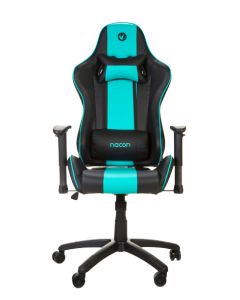 NACON PCCH-550 silla para videojuegos Silla para videojuegos universal Asiento acolchado Negro, Turquesa