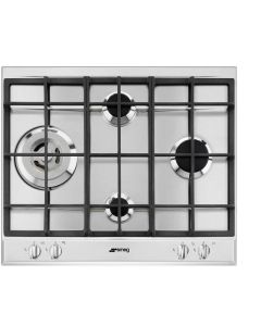 Smeg P261XGH hobs Acero inoxidable Integrado Encimera de gas 4 zona(s)