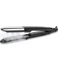 BaByliss Steam Mist Styler Plancha de pelo Vapor Negro, Plata 67 W 2,5 m