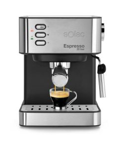 CAFETERA EXPRESS SOLAC CE4481 20 BARES INOX/NEGRA