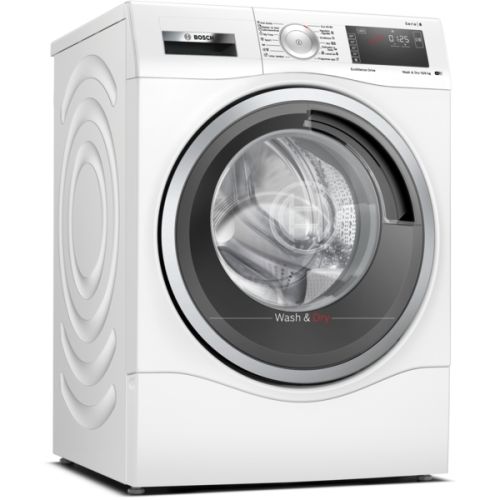 Melancólico Sobrevivir Barrio bajo Bosch Serie 8 WDU8H542ES lavadora-secadora Independiente Carga frontal  Blanco D
